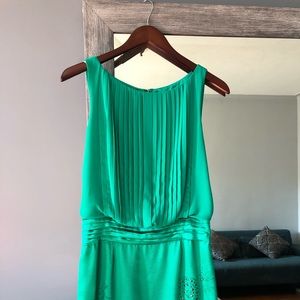 Vince Camuto pleated green dress